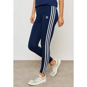 Adidas 3 Stripes Legging Navy Size XS NWT